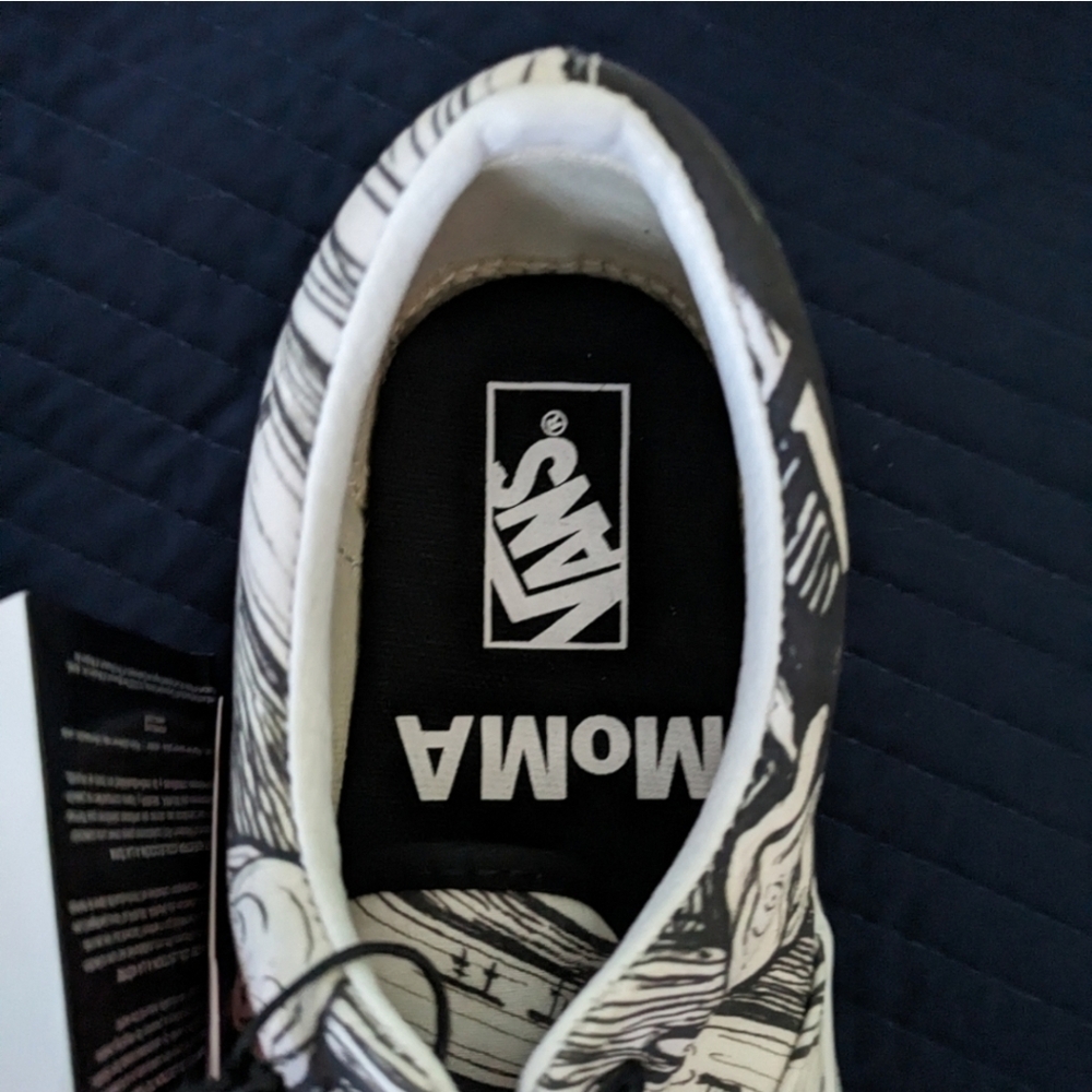 Vans Era MOMA Edvard Munch VNOA4BV41UB Women 5.5 Black and White 042025 - Picture 4 of 7